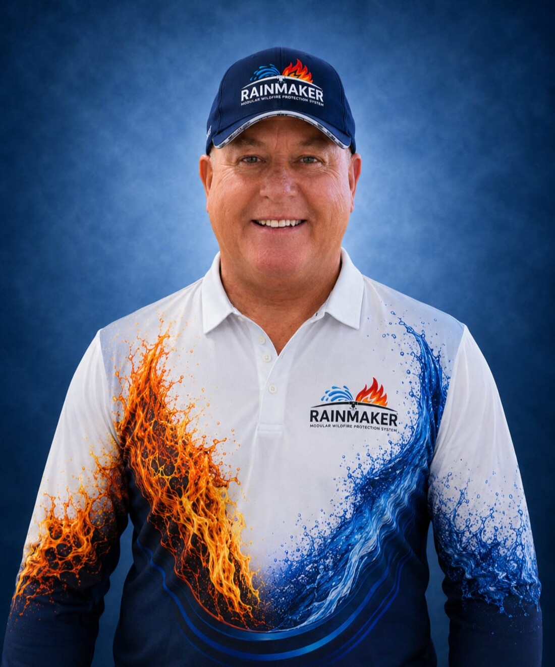 Portrait of Fred Berrangé, Co-Founder & Technical Director of Rainmaker