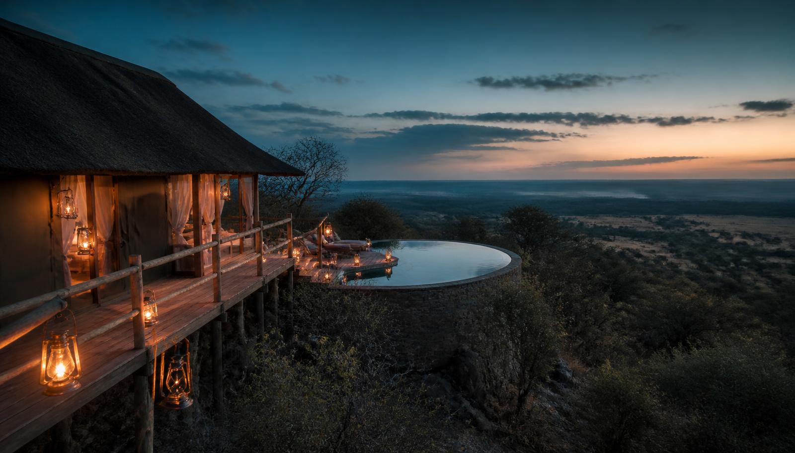 Rainmaker® roof protection installed on a thatch roofs & safari lodges property
